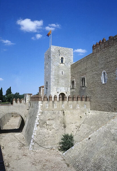 France. Perpignan. Palace of the Kings of Majorca