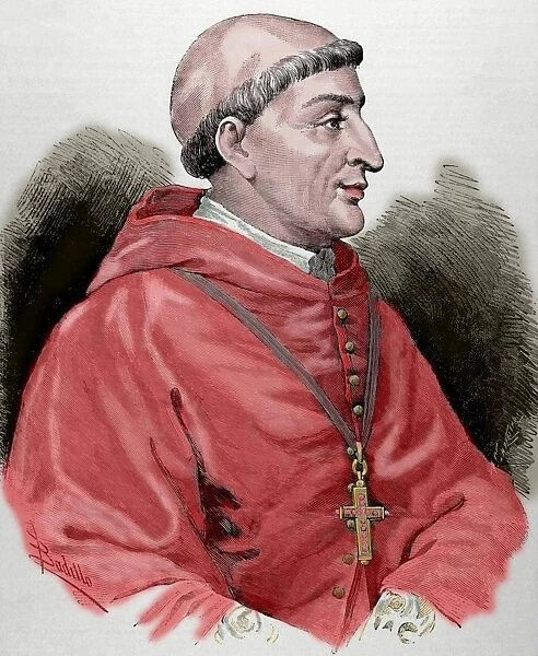 Francisco Jimenez of Cisneros (1436-1517). Spanish cardinal
