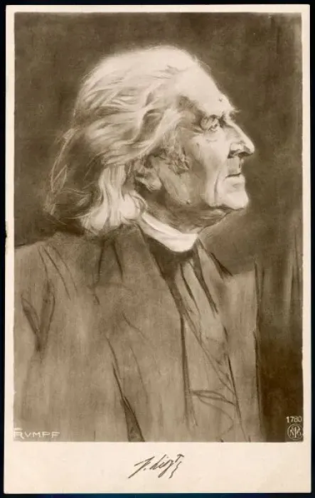 Framed Print : Franz Liszt Print in Old Age