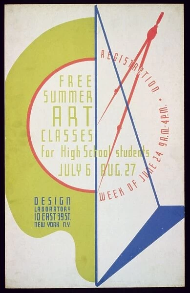 Free summer art classes for high school students