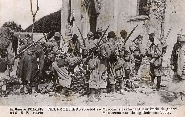 French Colonial Soldiers from Morocco - WWI