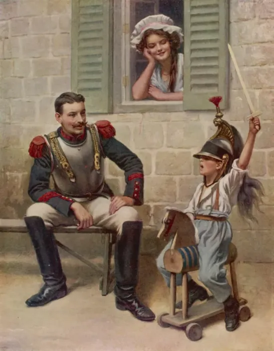Framed Print : Future Cavalryman Print Framed Print : Future Cavalryman Print