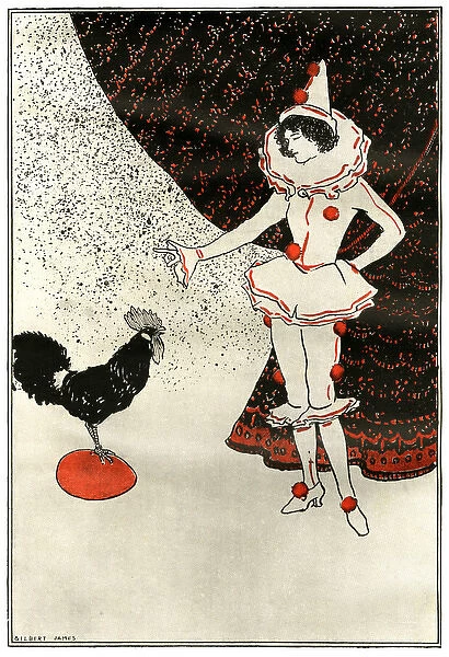 Gallic cock crow for the Paris exhibtion by Gilbert James