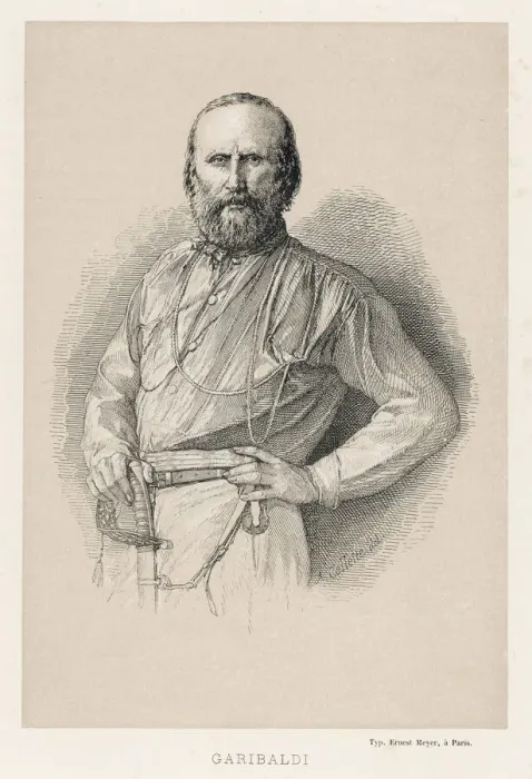 Framed Print : Print of Giuseppe Garibaldi, Italian Patriot Framed Print : Print of Giuseppe Garibaldi, Italian Patriot