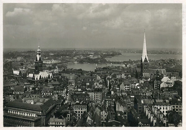 General view of Hamburg, Germany