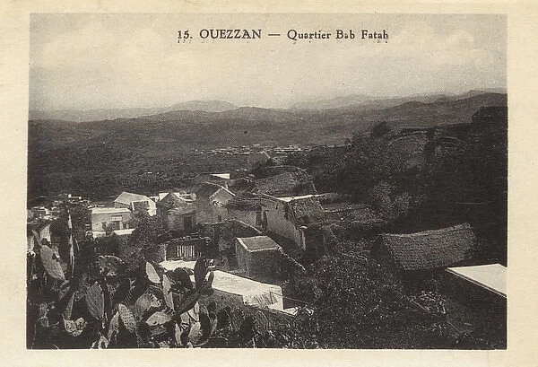 General view of Ouezzan (Ouazzane), Morocco