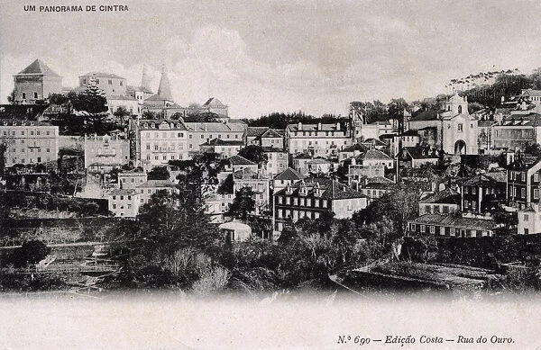 General view of Sintra, Lisbon region, southern Portugal
