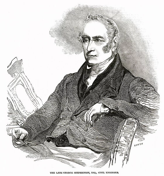 George Stephenson (1781 - 18480, British civil engineer and mechanical engineer