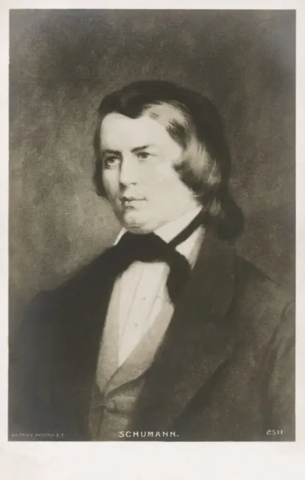 Framed Print : Robert Schumann Print circa 1850