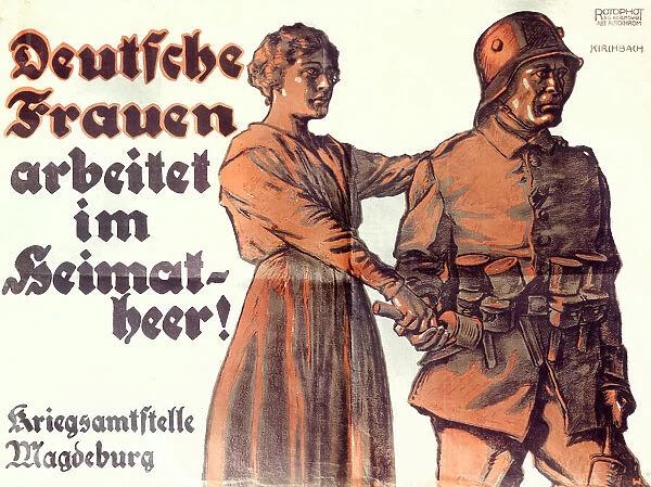 German propaganda poster, WW1