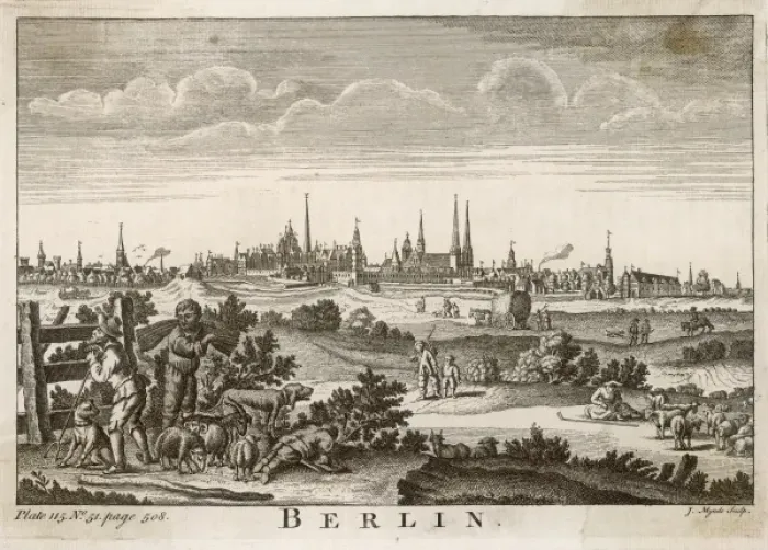 Framed Print : Berlin Cityscape Print Framed Print : Berlin Cityscape Print