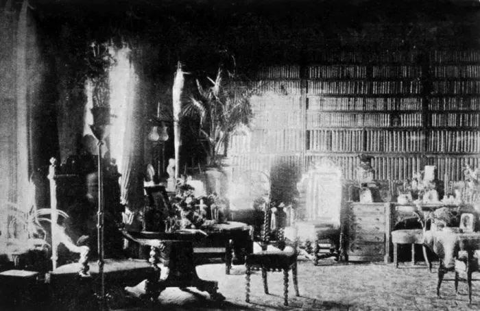 Framed Print : Print of Ghost of Lord Combermere in Library at Combermere Framed Print : Print of Ghost of Lord Combermere in Library at Combermere