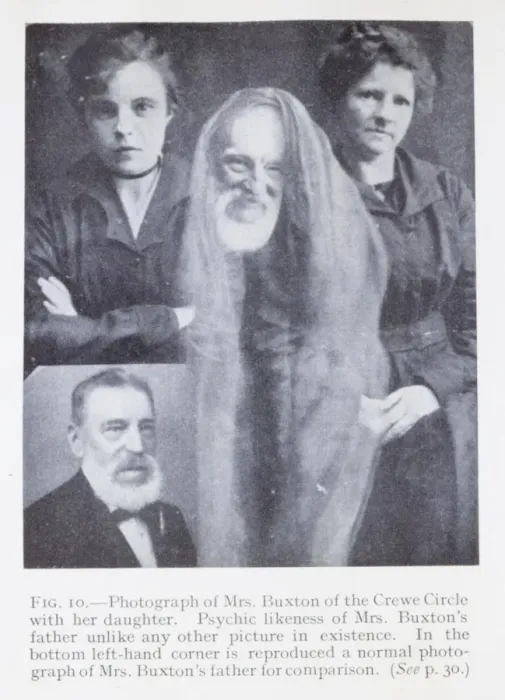 Framed Print : 1922 Print of a Ghost Writing