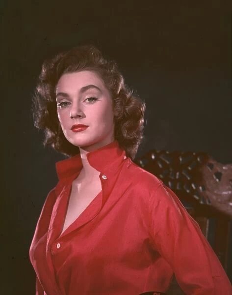 Girl in Red Shirt 1950S