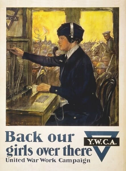 Back our girls over there United War Work Campaign