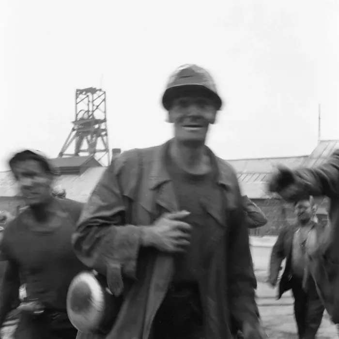 Framed Print : Glapwell Colliery Print, Black and Dirty Miners