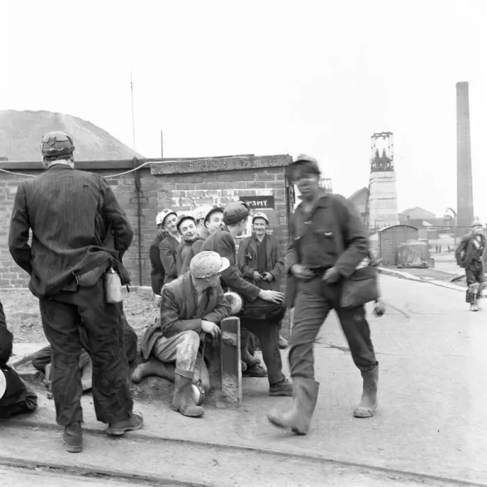 Framed Print : Glapwell Colliery Print - Miner at Shift End