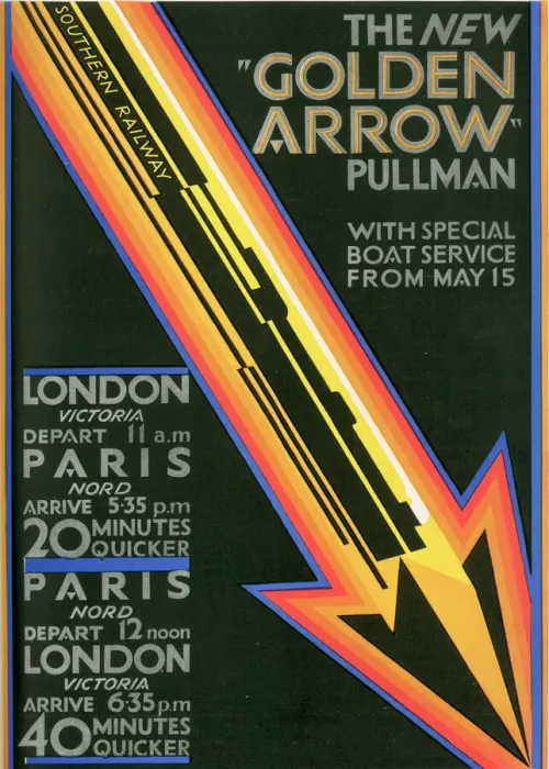 Framed Print : Golden Arrow Pullman Train Colour Print Framed Print : Golden Arrow Pullman Train Colour Print