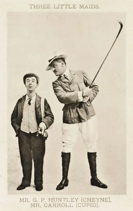 Framed Print : Print of a Golfer and his Caddy, 1902 Framed Print : Print of a Golfer and his Caddy, 1902