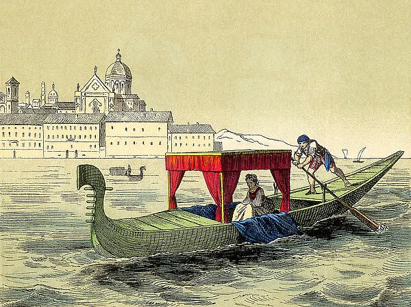 Gondola with Passenger Date: 1880