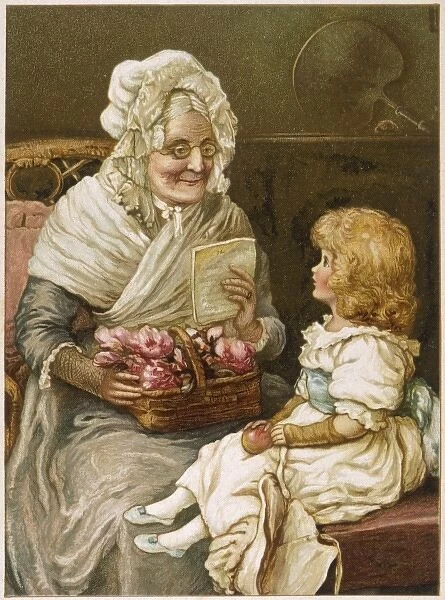 Grandmother  /  Flowers 1890