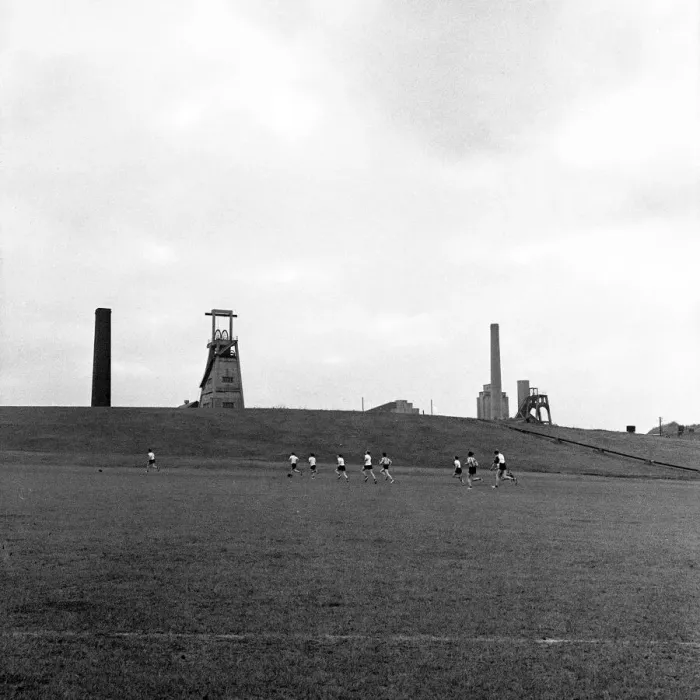 Framed Print : Grassmoor Colliery Print, 1950s Framed Print : Grassmoor Colliery Print, 1950s