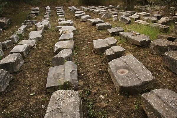 Greece. Sparta. Acropolis. Ruins