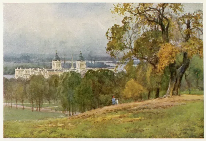 Framed Print : Greenwich Park Print C1910 Framed Print : Greenwich Park Print C1910