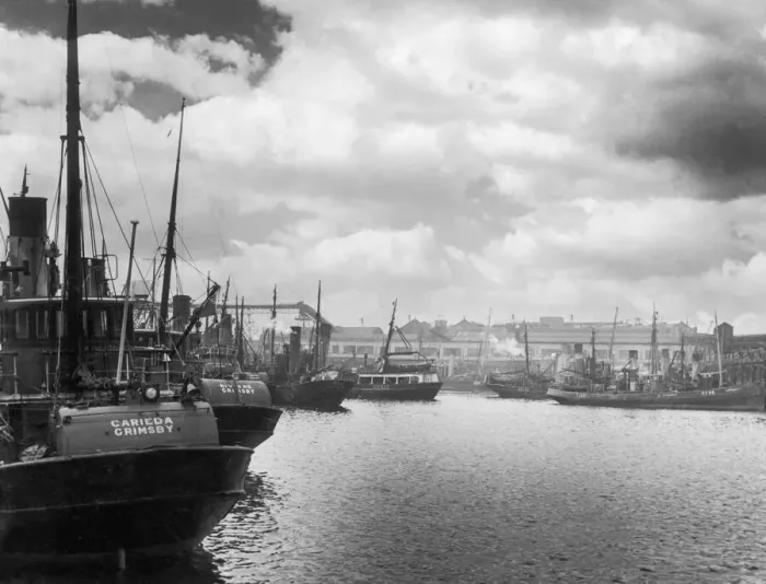 Framed Print : Grimsby Fish Dock Print Framed Print : Grimsby Fish Dock Print