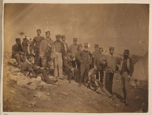 Group of officers of the 17th Regiment