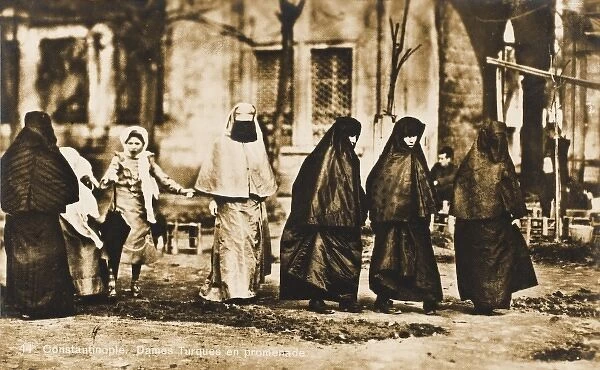 A Group of Turkish Women - Constantinople