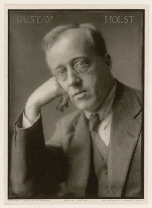 Framed Print : Gustav Holst Print - Portrait of the English composer Framed Print : Gustav Holst Print - Portrait of the English composer
