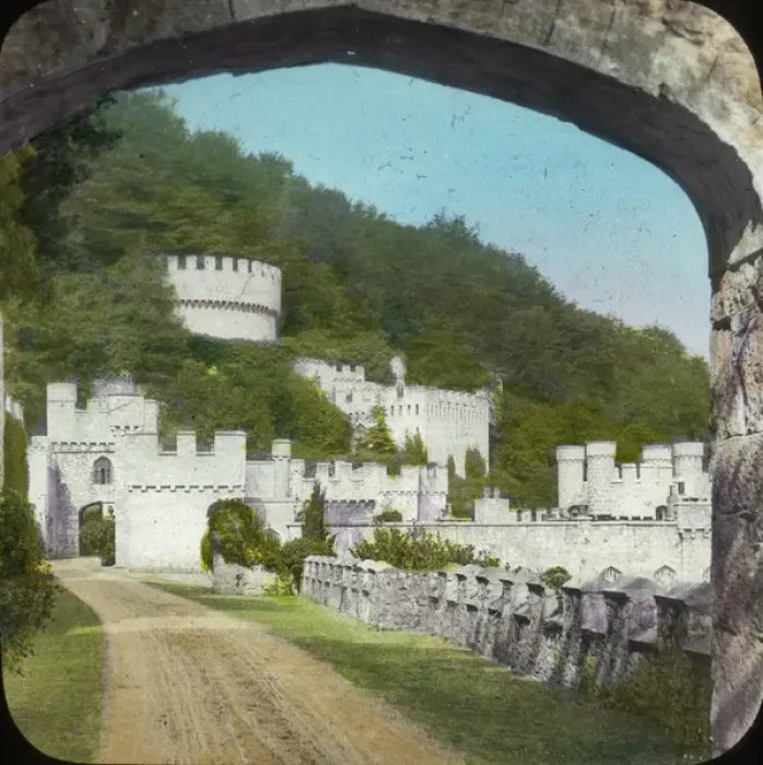 Framed Print : Gwrych Castle Print, Wales circa 1890s Framed Print : Gwrych Castle Print, Wales circa 1890s