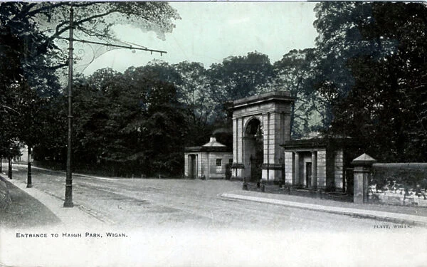 Haigh Park - Entrance, Wigan, Lancashire
