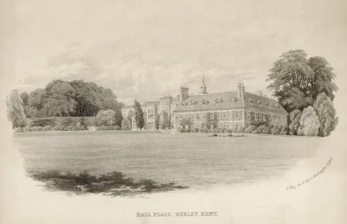 Framed Print : Print of Hall Place, Bexley Framed Print : Print of Hall Place, Bexley