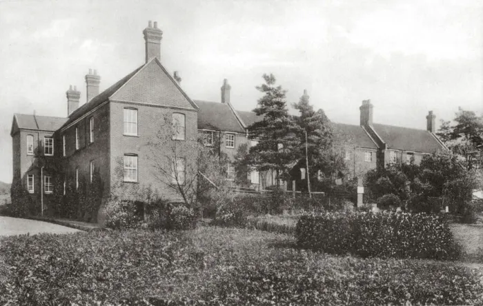 Framed Print : Print of Hambledon Workhouse Building