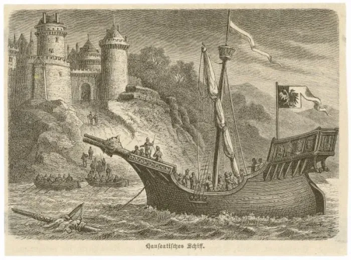 Framed Print : Hanseatic Vessel Print Framed Print : Hanseatic Vessel Print