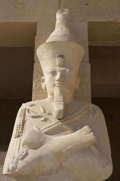 Hatshepsut (1508-1458 B. C). Osirian statue. Egypt