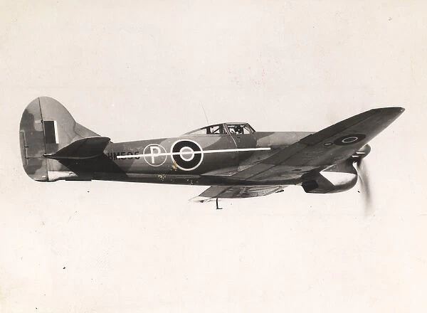 Hawker Tempest V, HM595, with interim dorsal fin