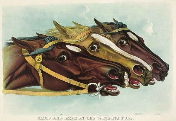 Head and head at the winning post