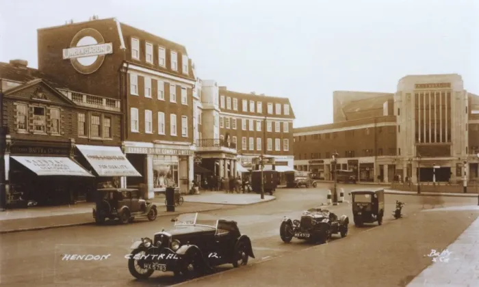 Framed Print : Hendon Central Print circa 1930
