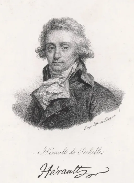 Framed Print : Marie-Jean Herault de Sechelles Print