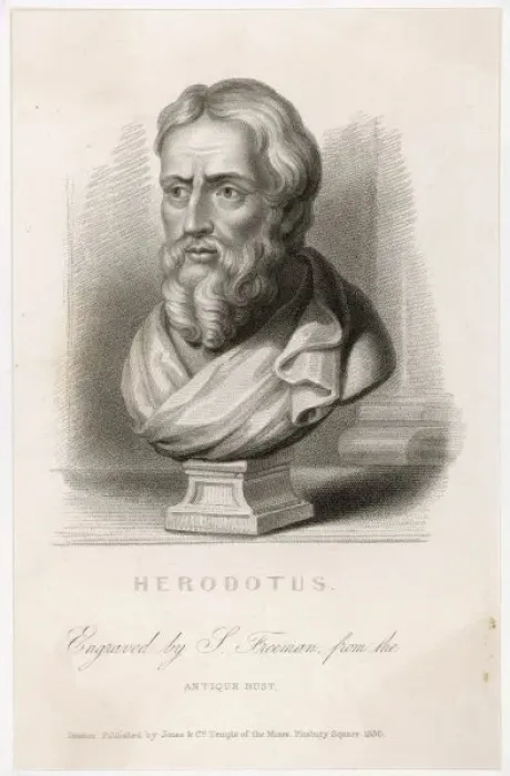 Framed Print : Herodotus Bust Print Framed Print : Herodotus Bust Print
