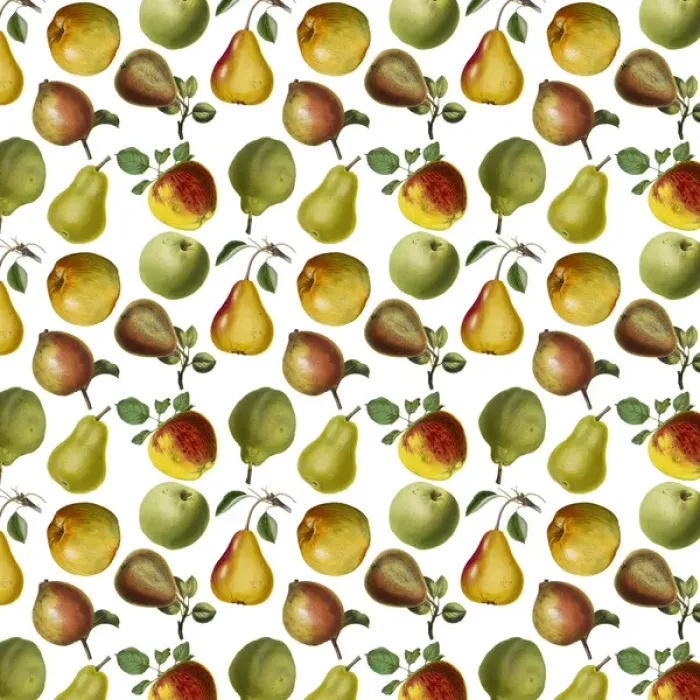Framed Print : Repeating Pattern - Apples and Pears Print Framed Print : Repeating Pattern - Apples and Pears Print