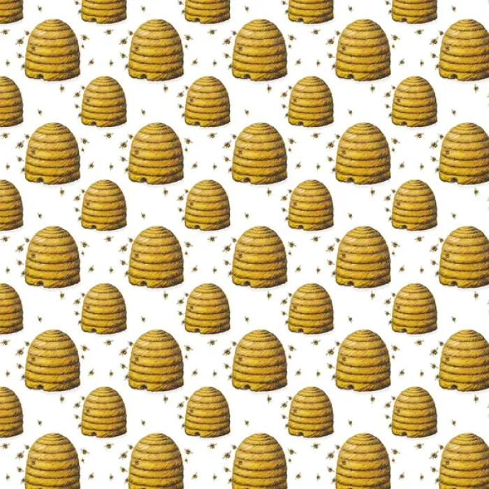 Framed Print : Repeating Pattern - Beehives Print Framed Print : Repeating Pattern - Beehives Print