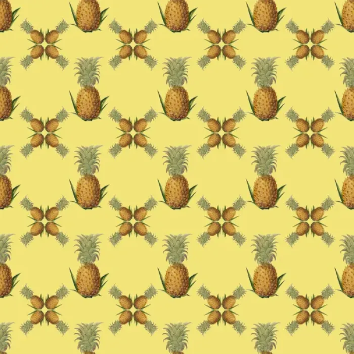 Framed Print : Pineapples Repeating Pattern Print - 18th Century Design Framed Print : Pineapples Repeating Pattern Print - 18th Century Design