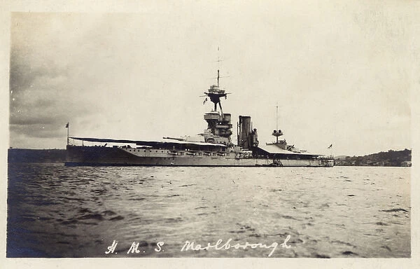 HMS Marlborough - Side view