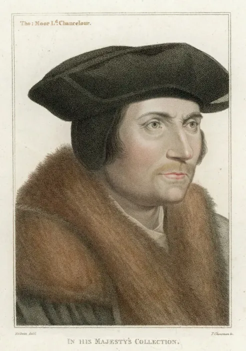 Framed Print : Print of Sir Thomas More in Colour Framed Print : Print of Sir Thomas More in Colour