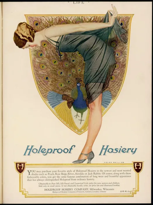 Framed Print : Holeproof Hosiery Print 1924 Framed Print : Holeproof Hosiery Print 1924