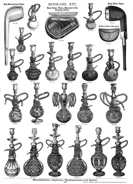 Hookahs and Pipes, Plate 129